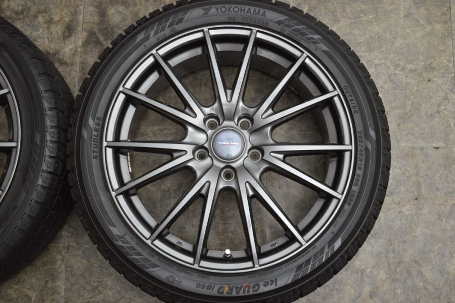 Wedsヴェルバ スポルトⅡ & 225/65R17 アイスガードG075 ４本 WEDS スタッドレスタイヤ ホイール4本セット ウェッズ