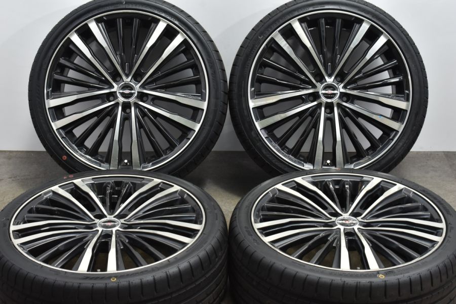 【超バリ溝 イボ付き】SHALLEN XR-75 19in 7.5J +48 PCD114.3 SUNWIDE RS-ONE 235/35R19 ノア  ヴォクシー オデッセイ カスタム シャレン