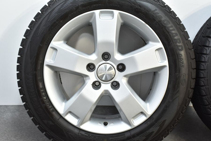 ☆送料込☆23年☆バリ溝☆ヨコハマ アイスガード G075 225/55R19 バリ溝】ユーロプレミアム 20in 9.5J +40 PCD112 ヨコハマ