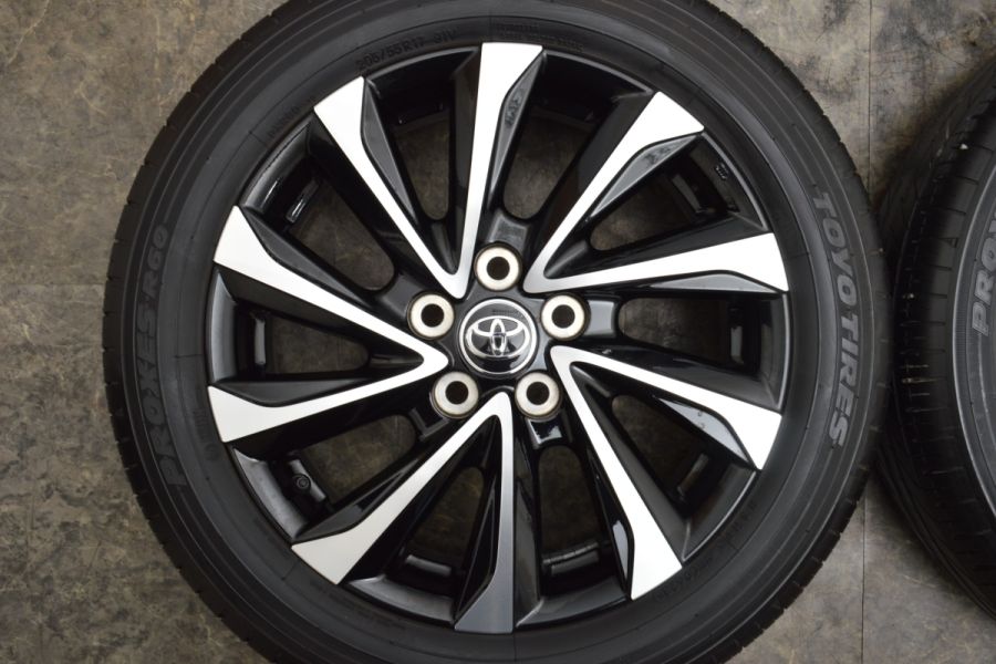 美品 バリ溝 2023年製】トヨタ 90 ノア S-Z 純正 17in 6J +40