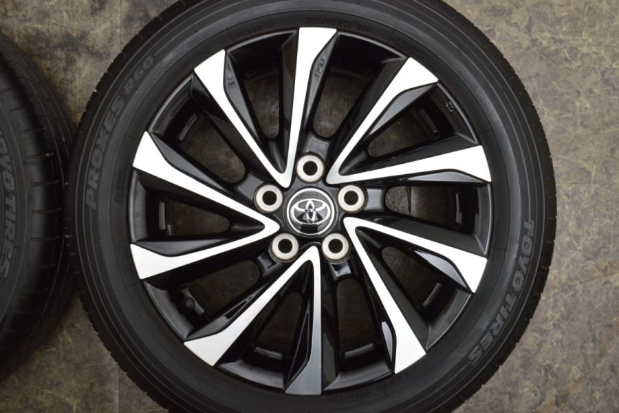 美品 バリ溝 2023年製】トヨタ 90 ノア S-Z 純正 17in 6J +40 PCD114.3