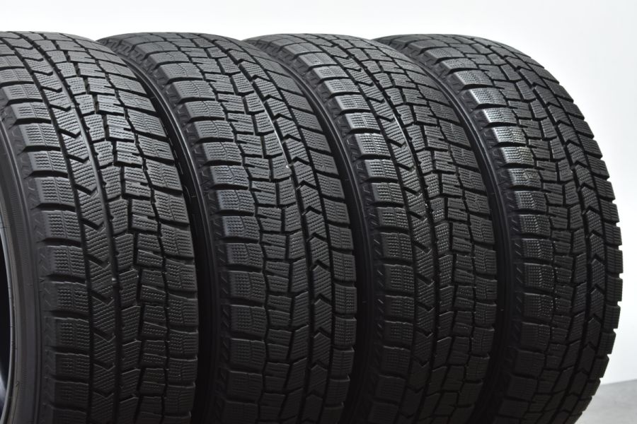 【バリ溝 程度良好品】WAREN 17in 7J +38 PCD114.3 ダンロップ ウインターマックス WM02 215/60R17 UX  C-HR アルファード ヴェルファイア