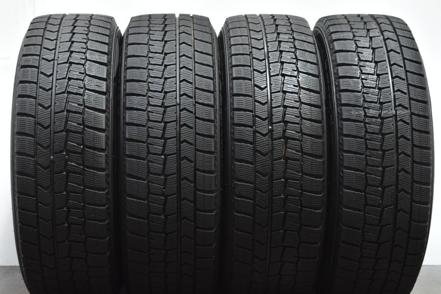 【バリ溝 程度良好品】WAREN 17in 7J +38 PCD114.3 ダンロップ ウインターマックス WM02 215/60R17 UX  C-HR アルファード ヴェルファイア