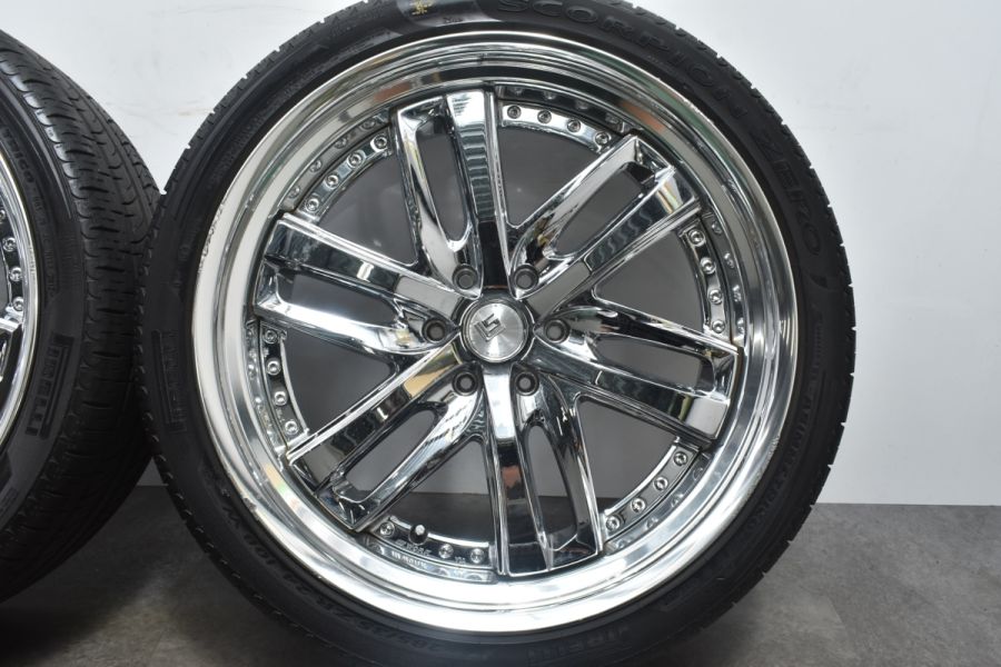 3ピース 大口径】WORK LS BRIGHTRING SUV 24in 9.5J +21 PCD139