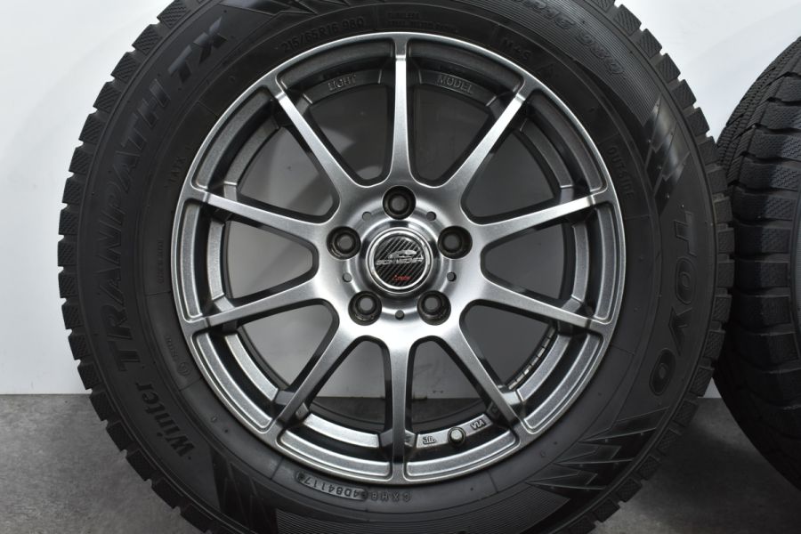 【美品】シュナイダー 16in 6.5J +38 PCD114.3 トーヨー ウィンタートランパス TX 215/65R16 アルファード エスティマ  C-HR