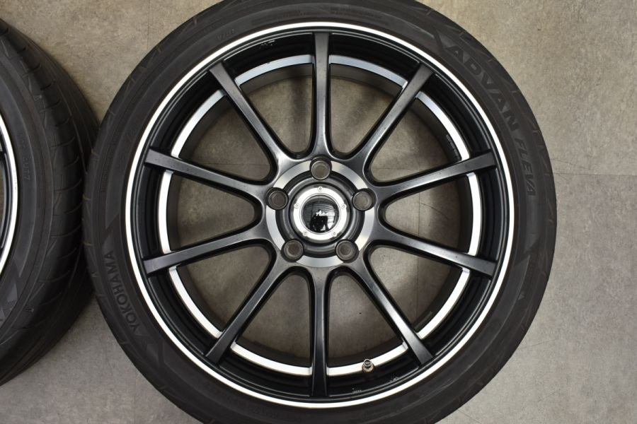 バリ溝 美品】アドヴァンティレーシング VIGOROSO N993 18in 7.5J +45