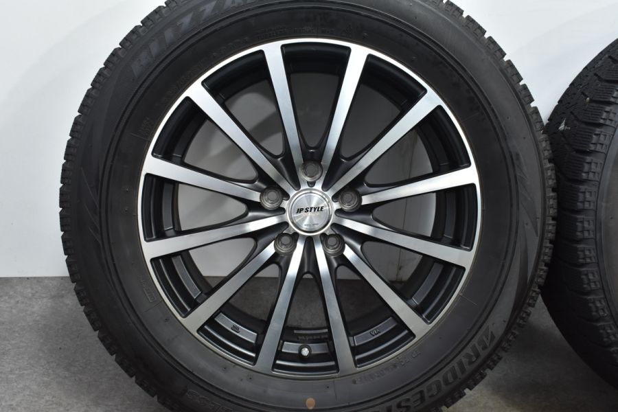 【程度良好品】JPスタイル 17in 7J +48 PCD114.3 ブリヂストン ブリザック VRX 225/60R17 エルグランド エクストレイル