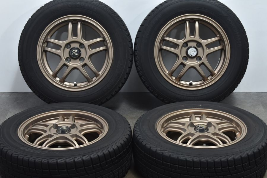 中古スタッドレスタイヤホイール4本セット 175/65R/14 未使用国産