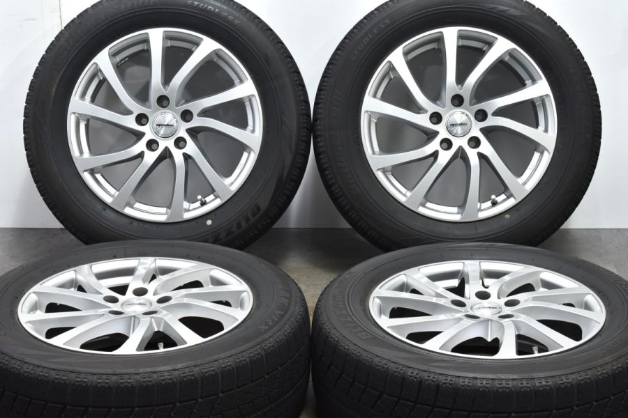 【程度良好品】ラストラーダ ティラード 17in 7J +48 PCD114.3 ブリヂストン ブリザック VRX 225/60R17 エルグランド  エクストレイル