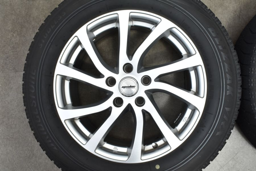 【程度良好品】ラストラーダ ティラード 17in 7J +48 PCD114.3 ブリヂストン ブリザック VRX 225/60R17 エルグランド  エクストレイル