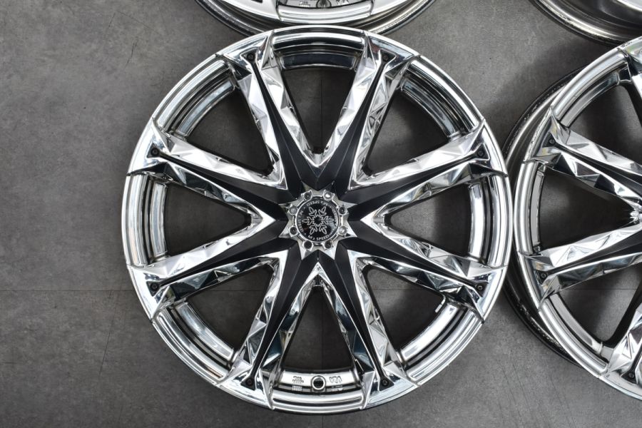 ドレスアップ カスタム用に】M'zスピード ジュリア 24 Neige 16? 5.5J