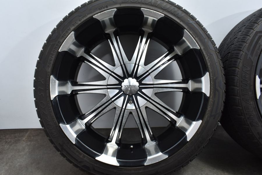 深リム ドレスアップ用に】VERDE 22in 9.5J +18 PCD139.7 デュラターン