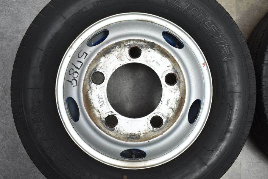 小型トラック用 良好品】トピー TOPY 5.5J 16in +116.5 PCD203.2 ヨコハマ LT151R 205/75R16  113/111L LT 12PR 交換用 6本セット 中古 タイヤホイールセット | パーツ販売ナンバーワン