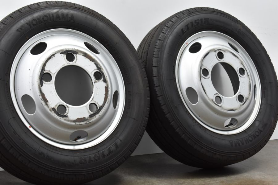 【バリ溝】トピー TOPY 16in 5.5J +116.5 PCD203.2 ヨコハマ LT151R 205/65R16 スチール LTタイヤ  2本販売 トラック用 交換用