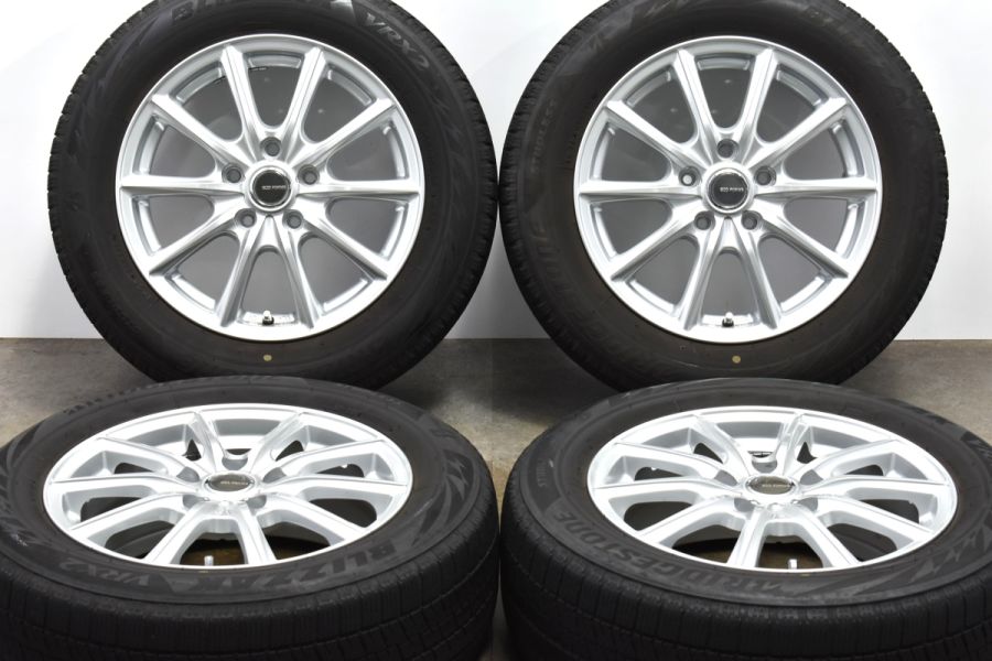 良好品】エコフォルム 16in 6.5J +54 PCD114.3 ブリヂストン ブリザック VRX2 205/60R16 ノア ヴォクシー  ステップワゴン プレマシー 中古 スタッドレスタイヤホイールセット | パーツ販売ナンバーワン