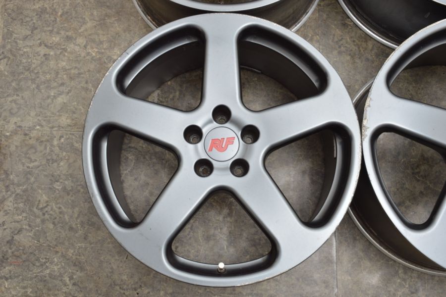 希少品】ポルシェ カイエン用サイズ RUF 22in 10J +50 PCD130 品番：R5536212000 ホイールのみ 4本セット  空気圧センサー 中古 ホイールのみ | パーツ販売ナンバーワン