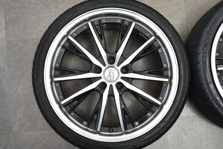 ドレスアップ用に】アネーロコラソン シャルマン 19in 8.5J +35 9.5J +45 PCD114.3 ATRスポーツ2 235/35R19  245/35R19 クラウン マークX 中古 タイヤホイールセット | パーツ販売ナンバーワン