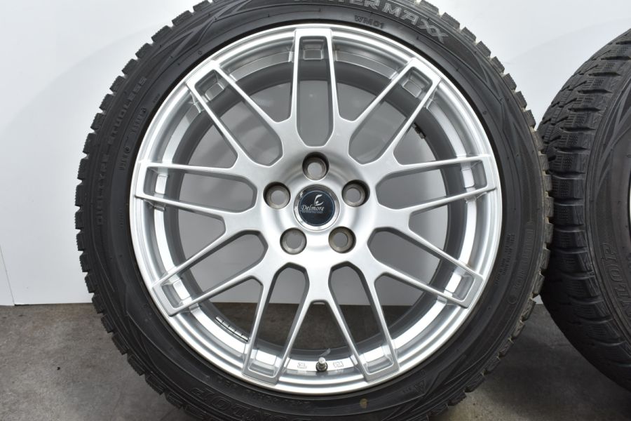 程度良好品】Weds DELMORE 19in 8J +35 PCD120 ダンロップ ウインターマックス WM01 245/45R19 レクサス  LS600h LS460 車検用 中古 スタッドレスタイヤホイールセット | パーツ販売ナンバーワン