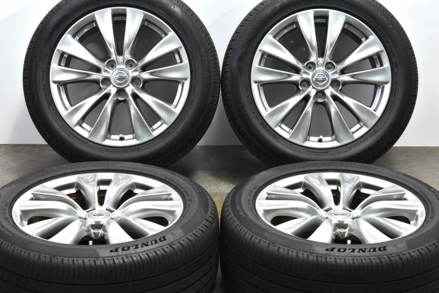 フーガ純正19インチ タイヤホイール 4本セット バリ溝