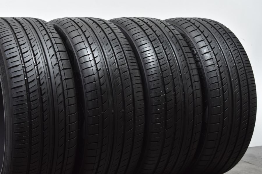 【バリ溝 美品】RAYS VERSUS VV21S 19in 8J +48 PCD114.3 2022年製 トーヨー プロクセス FD1  225/40R19 レヴォーグ クラウン アテンザ