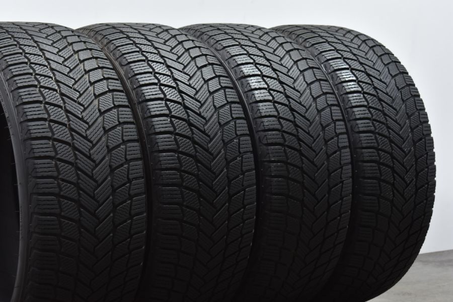 【バリ溝 スタッドレス】ミシュラン X-ICE SNOW SUV 245/45R20 2021年製 4本 レクサス LC LS ボルボ V40  S90クロスカントリー