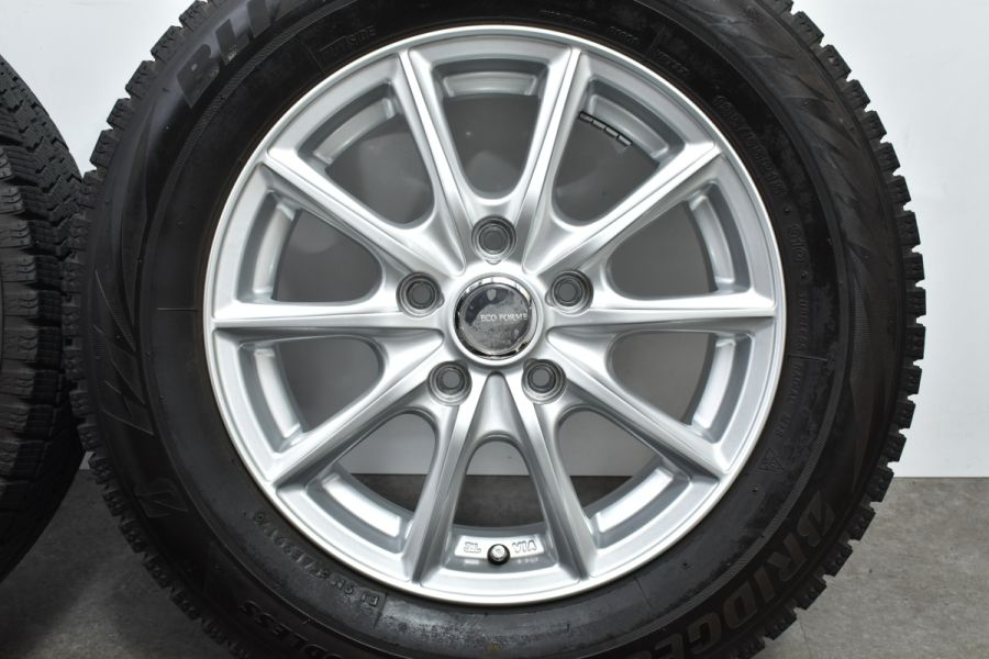 大特価】エコフォルム 15in 6J +45 PCD114.3 ブリヂストン ブリザック
