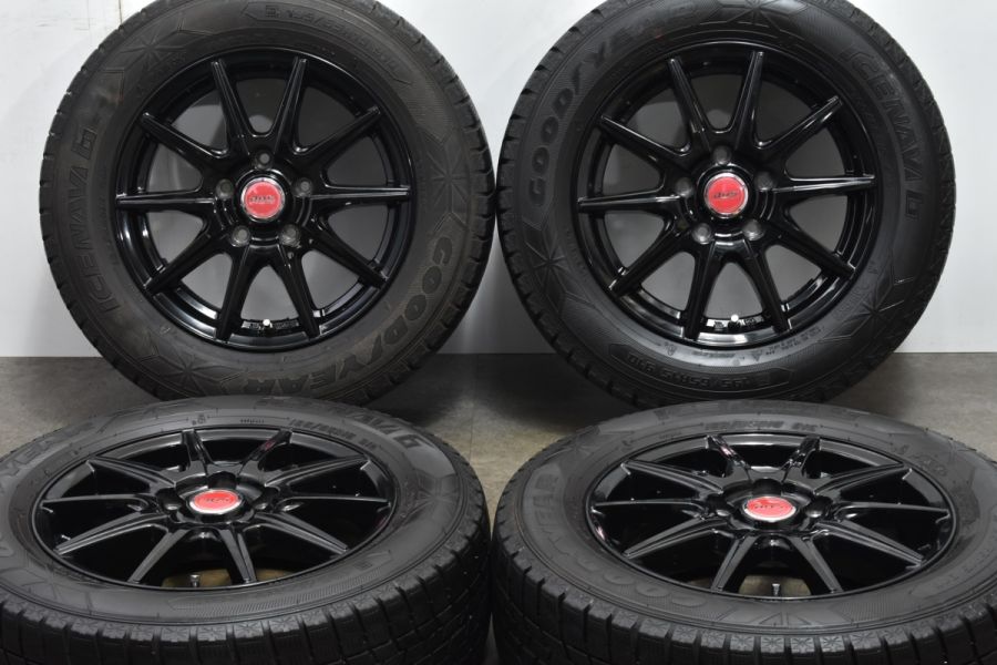 【良好品】DOS 15in 6J +52 PCD114.3 グッドイヤー アイスナビ6 195/65R15 ノア ヴォクシー ステップワゴン  プレマシー アクセラ リーフ