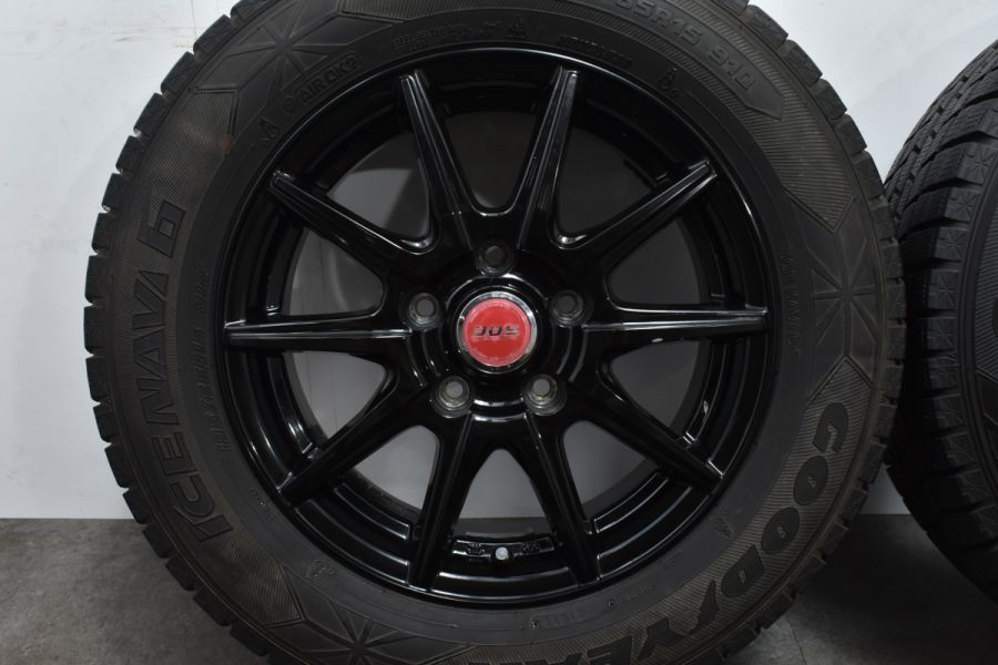 【良好品】DOS 15in 6J +52 PCD114.3 グッドイヤー アイスナビ6 195/65R15 ノア ヴォクシー ステップワゴン  プレマシー アクセラ リーフ