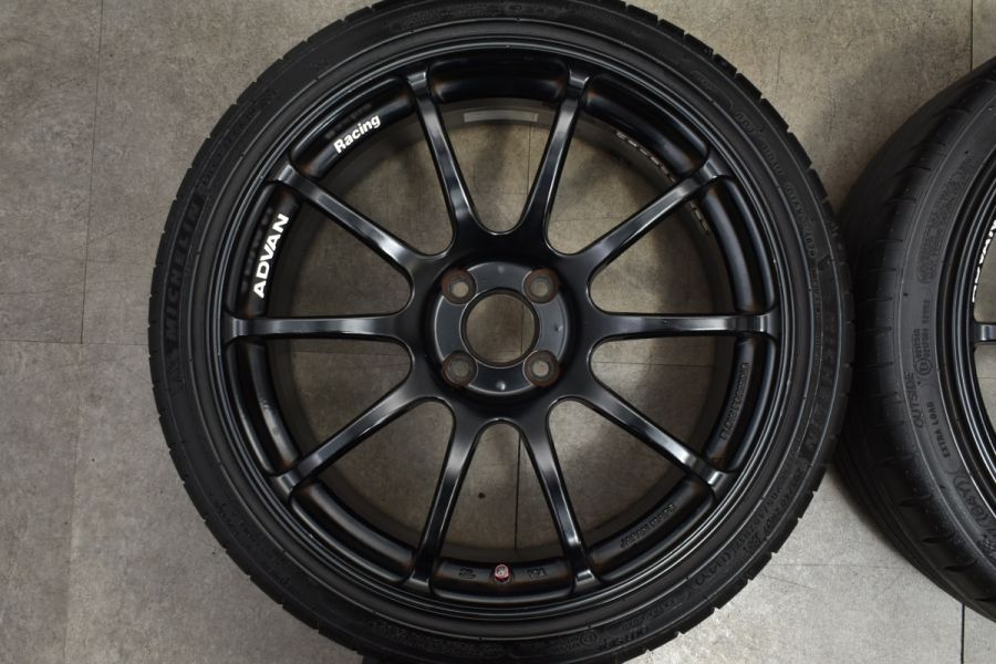 希少サイズ】アドバンレーシング RSII 17in 7.5J +35 PCD98 ミシュラン パイロットスポーツ4 205/40R17 アバルト595  フィアット500 中古 タイヤホイールセット | パーツ販売ナンバーワン