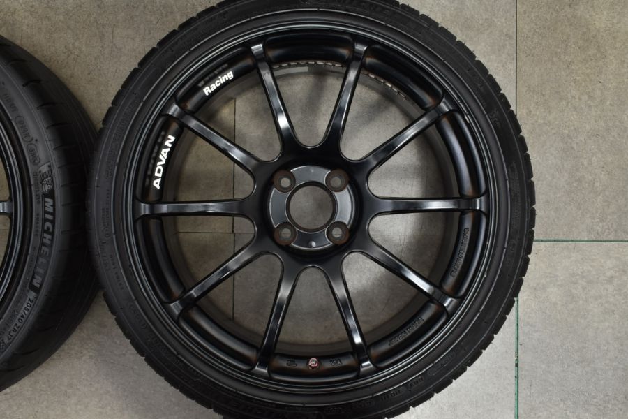 希少サイズ】アドバンレーシング RSII 17in 7.5J +35 PCD98 ミシュラン パイロットスポーツ4 205/40R17 アバルト595  フィアット500 中古 タイヤホイールセット | パーツ販売ナンバーワン