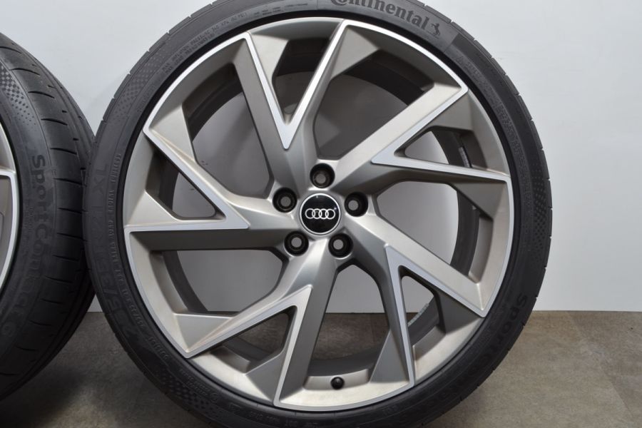 美品 希少】アウディ RS Q3 純正 21in 8.5J +38 PCD112 コンチネンタル スポーツコンタクト6 255/35R21 AO  83A601025AD バリ溝 中古 タイヤホイールセット | パーツ販売ナンバーワン