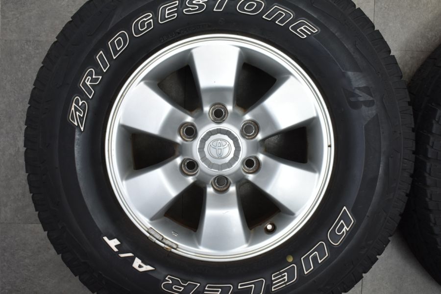 ホワイトレター】トヨタ ハイラックスサーフ 純正 16in 7JJ +30 ホワイトレター】トヨタ ハイラックスサーフ 純正 16in 7JJ +30