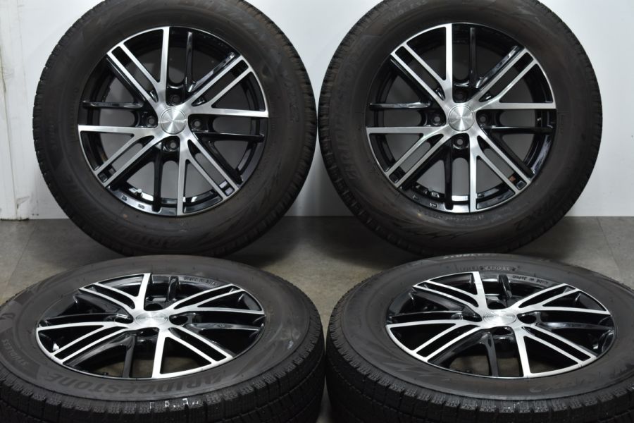 美品 バリ溝】エコフォルム 15in 5.5J +42 PCD100 ブリヂストン ブリザック VRX2 185/65R15 アクア  カローラフィールダー フリード 中古 スタッドレスタイヤホイールセット | パーツ販売ナンバーワン