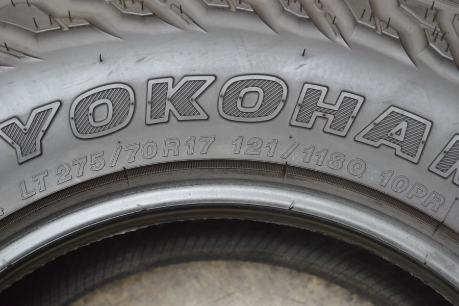 超バリ溝 2022年製】ヨコハマ ジオランダー M/T G003 LT275/70R17 121 