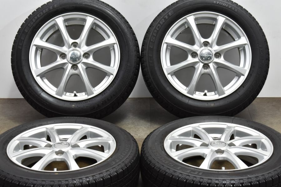 【ホンダ専用設計】TWS エナジーライン 14in 4.5J +40 PCD100 アイスエスポルテ 155/65R14 冬用に N-BOX  N-WGN N-ONE