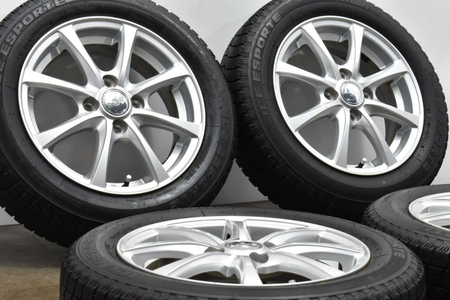 【ホンダ専用設計】TWS エナジーライン 14in 4.5J +40 PCD100 アイスエスポルテ 155/65R14 冬用に N-BOX  N-WGN N-ONE