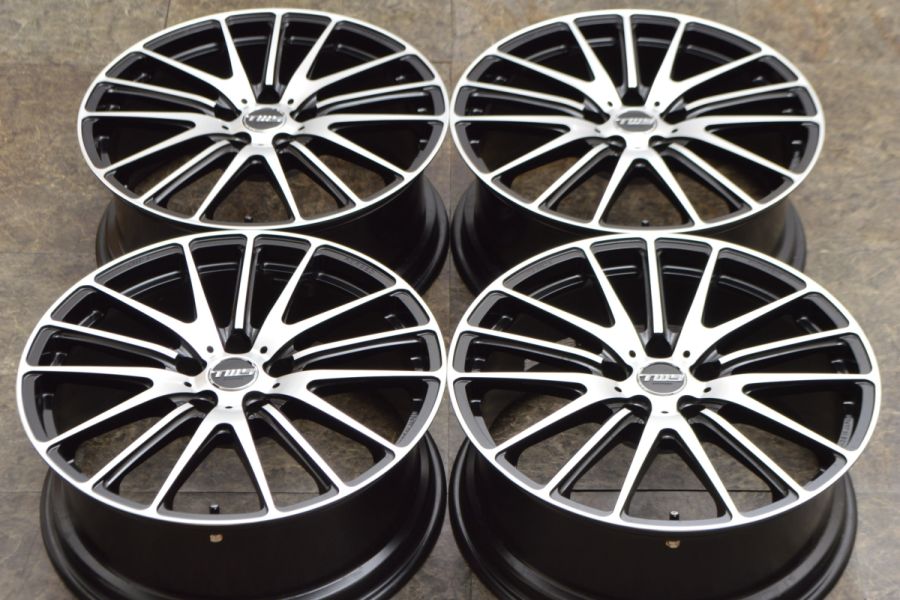 鍛造 美品】TWS FORGED EXlete 115F MONOBLOCK 18in 7.5J +45 PCD114.3 4本セット フォージド  レクサスUX C-HR カローラクロス MX-30 中古 ホイールのみ | パーツ販売ナンバーワン