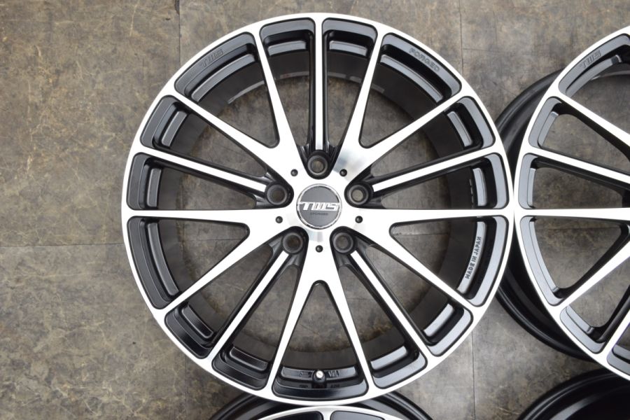 鍛造 美品】TWS FORGED EXlete 115F MONOBLOCK 18in 7.5J +45 PCD114.3 4本セット フォージド  レクサスUX C-HR カローラクロス MX-30 中古 ホイールのみ | パーツ販売ナンバーワン