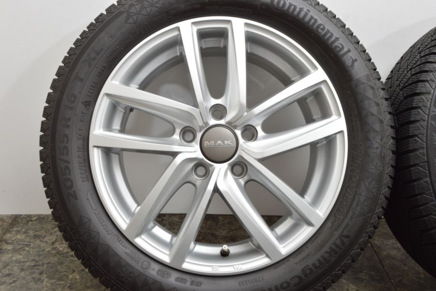バリ溝 美品】MAK ドレスデン 16in 6.5J +46 PCD112 コンチネンタル