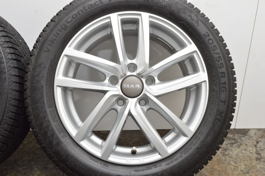 バリ溝 美品】MAK ドレスデン 16in 6.5J +46 PCD112 コンチネンタル