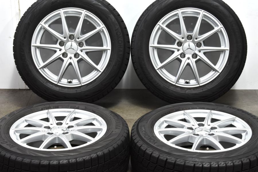 【美品】メルセデスベンツ W177 Aクラス 純正 16in 6.5J +44 PCD112 ヨコハマ アイスガード iG70 205/60R16  品番:A1774011100 W247 C118