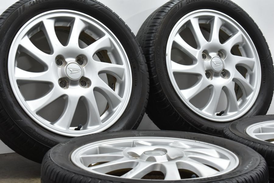 【大特価】ダイハツ ソニカ 純正 15in 4.5J +45 PCD100 ブリヂストン エコピア NH100C 165/55R15 タント ミラ  ムーヴ 流用