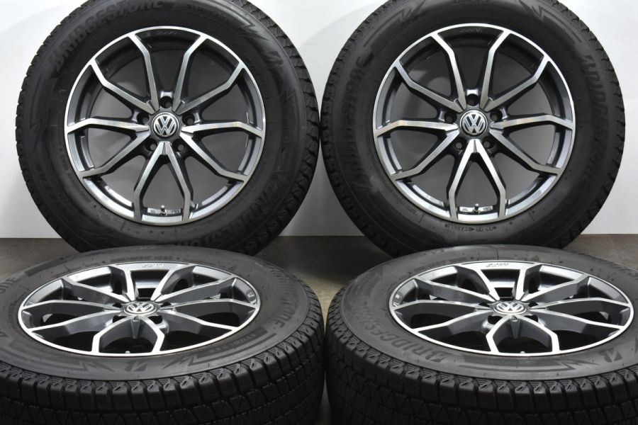 VW アウディ専用設計品】MAK LOWE FF 17in 7.5J +43 PCD112 ブリヂストン ブリザック DM-V3 225/65R17  ティグアン Q3 バリ溝 中古 スタッドレスタイヤホイールセット | パーツ販売ナンバーワン