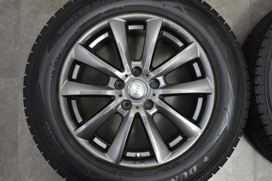 バリ溝 美品】チームスパルコ VAROSA 17in 7J +43 ダンロップ 