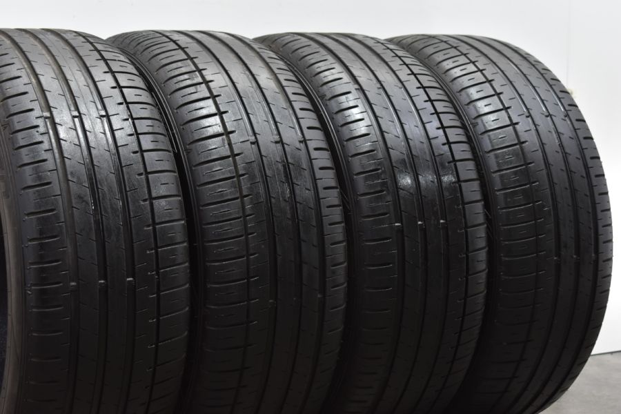 【程度良好品】ブランドル 17in 7J +53 PCD114.3 ファルケン AZENIS FK510 215/50R17 レヴォーグ プリウスα  キックス リーフ