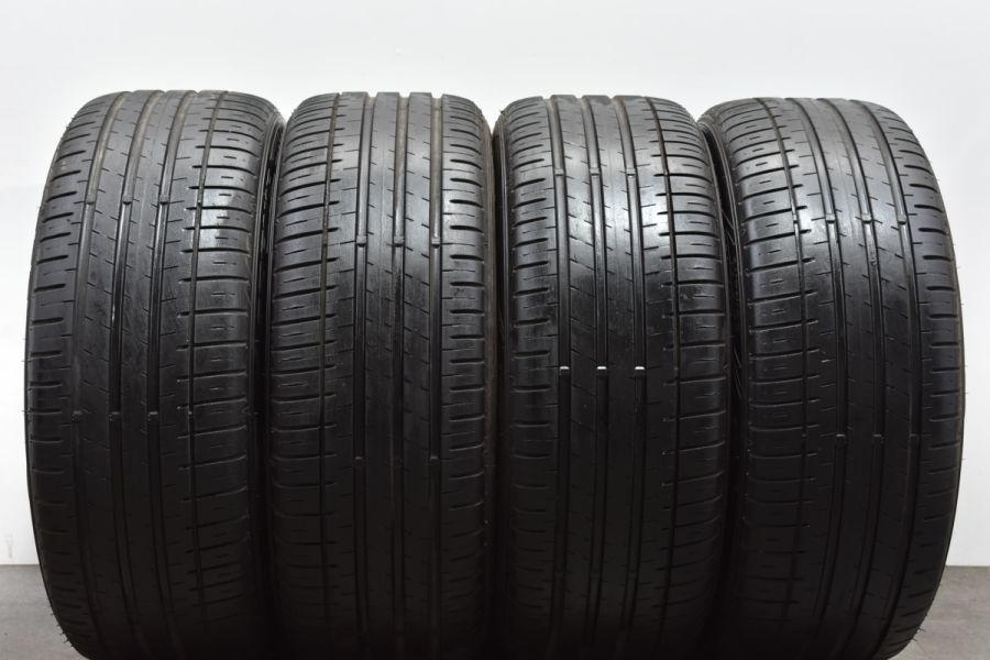 【程度良好品】ブランドル 17in 7J +53 PCD114.3 ファルケン AZENIS FK510 215/50R17 レヴォーグ プリウスα  キックス リーフ