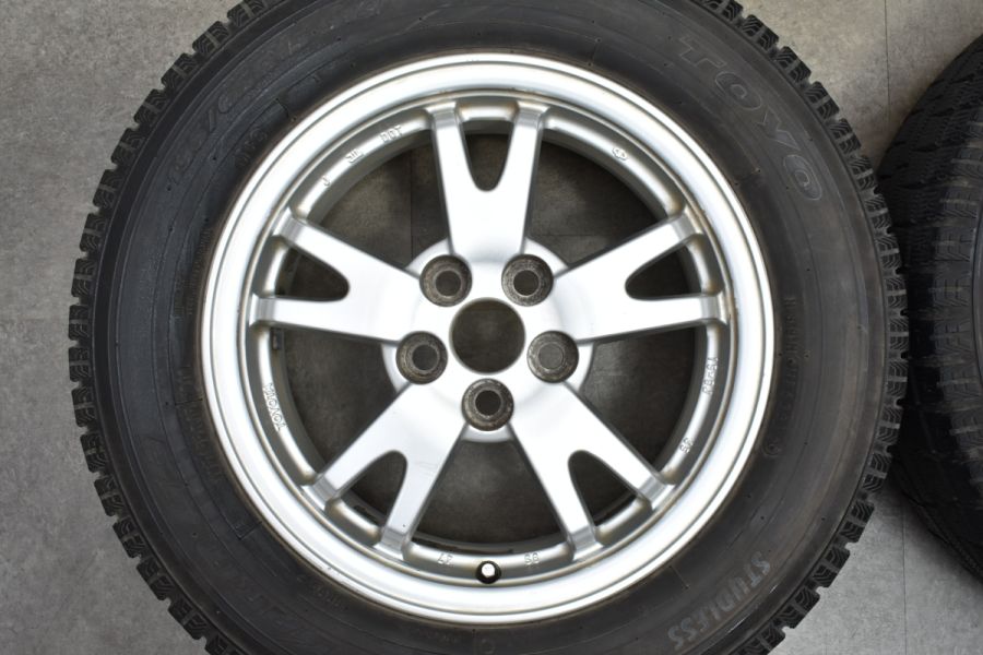 【大特価】トヨタ 30 プリウス 純正 15in 6J +45 PCD100 トーヨー ガリット G5 195/65R15  カローラツーリング/スポーツ ウィッシュ 流用