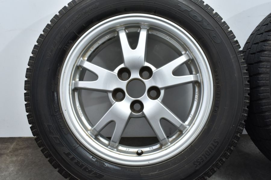 【大特価】トヨタ 30 プリウス 純正 15in 6J +45 PCD100 トーヨー ガリット G5 195/65R15  カローラツーリング/スポーツ ウィッシュ 流用