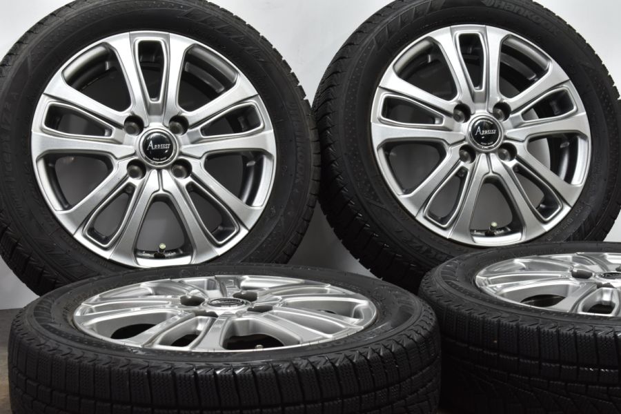 程度良好品】ARREEST 14in 4.5J +45 PCD100 ハンコック winter