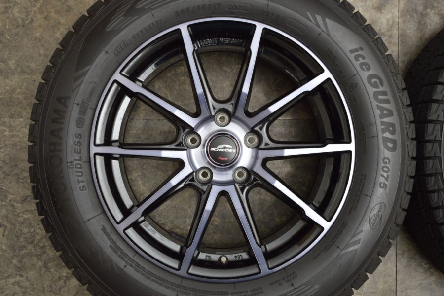 美品】シュナイダー 17in 7J +48 PCD114.3 ヨコハマ アイスガード G075 225/65R17 エクストレイル CX-5 CX-8  エスクード 中古 スタッドレスタイヤホイールセット | パーツ販売ナンバーワン